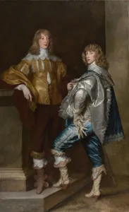 Lord John Stuart and his Brother, Lord Bernard Stuart, ca 1638. Artist: Dyck, Sir Anthonis, van (1599-1641) Lord John Stuart and his Brother, Lord Bernard Stuart, ca 1638. Artist: Dyck, Sir Anthonis, van (1599-1641)