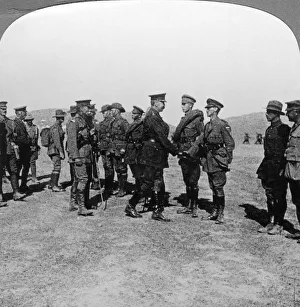 Lord Kitchener praises troops for their assaults at the Dardanelles, World War I, 1915-1916 Lord Kitchener praises troops for their assaults at the Dardanelles, World War I, 1915-1916