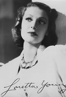 Loretta Young (1913-2000), American actress, c1930s Loretta Young (1913-2000), American actress, c1930s