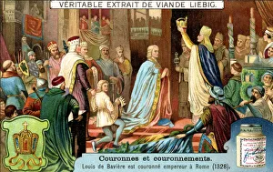 Louis of Bavaria Crowned Emperor of Rome in 1328, (c1900) Louis of Bavaria Crowned Emperor of Rome in 1328, (c1900)