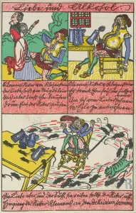 Love and Alcohol (Liebe und Alkohol), 1911. Creator: Moritz Jung Love and Alcohol (Liebe und Alkohol), 1911. Creator: Moritz Jung