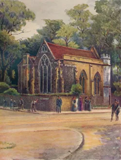 Lovekyns Chapel, Kingston, c1905, (1914). Artist: James S Ogilvy Lovekyns Chapel, Kingston, c1905, (1914). Artist: James S Ogilvy
