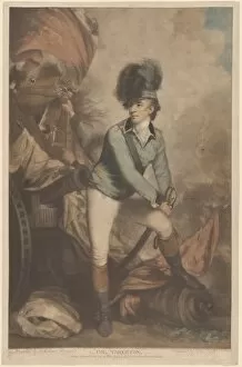 Joshua Reynolds Gallery: Lt. Colonel Tarleton, published 1782. Creator: John Raphael Smith