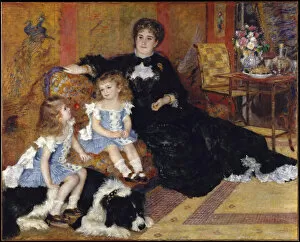 Madame Georges Charpentier and Her Children, Georgette-Berthe and Paul-Emile-Charles