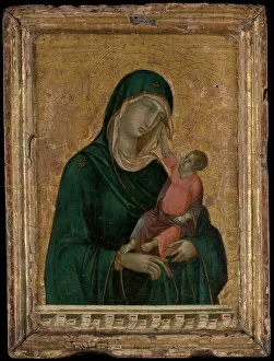 Motherhood Gallery: Madonna and Child, ca. 1290-1300. Creator: Duccio di Buoninsegna