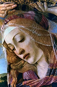 Images Dated 26th September 2006: Madonna of the Magnificat (detail), 1482. Artist: Sandro Botticelli