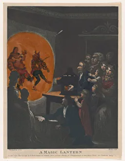 A Magic Lantern, January 30, 1799. Creator: Henri Merke A Magic Lantern, January 30, 1799. Creator: Henri Merke