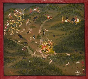 Maharaja Jagat Singh Hunting, 1734-1751. Creator: Unknown Maharaja Jagat Singh Hunting, 1734-1751. Creator: Unknown