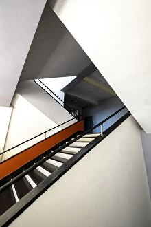 Alan John Ainsworth Gallery: Main staircase. The Bauhaus building, Dessau, Germany, 2018. Artist: Alan John Ainsworth