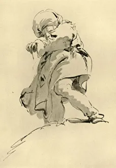 Man with Turban, mid 18th century, (1928). Artist: Giovanni Battista Tiepolo Man with Turban, mid 18th century, (1928). Artist: Giovanni Battista Tiepolo
