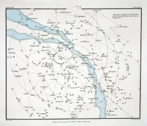 Map showing the principal stars which are visible in Great Britain (Plate (XXIX), 1822 Map showing the principal stars which are visible in Great Britain (Plate (XXIX), 1822