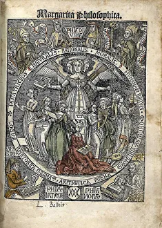 Margarita Philosophica. Title page, 1504. Artist: Reisch, Gregor (1467-1525) Margarita Philosophica. Title page, 1504. Artist: Reisch, Gregor (1467-1525)
