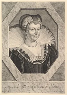 Marie de Medicis, reine de France. Creator: Jean Morin Marie de Medicis, reine de France. Creator: Jean Morin