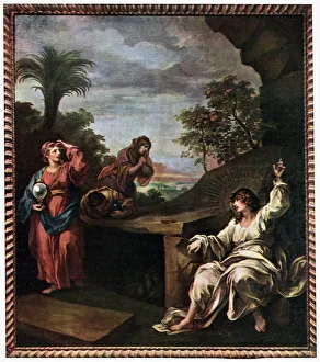 The Three Maries at the Tomb, 18th century (1910).Artist: William Hogarth The Three Maries at the Tomb, 18th century (1910).Artist: William Hogarth