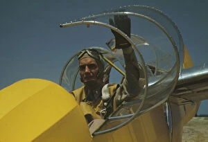 Life Jacket Gallery: Marine glider pilot at Parris Island, S.C. 1942. Creator: Alfred T Palmer