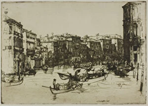The Market, Venice, 1908. Creator: Donald Shaw MacLaughlan