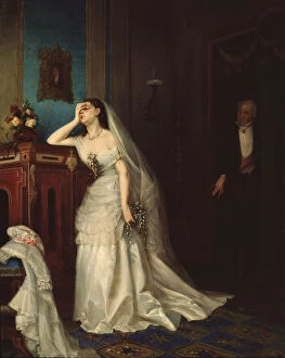 Wealth Gallery: After the marriage, 1874. Artist: Zhuravlev, Firs Sergeevich (1836-1901)