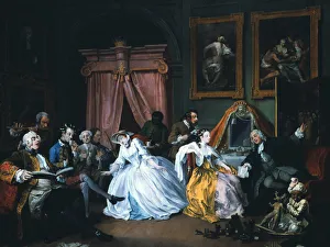 Marriage A-la-Mode: 4. The Toilette, 1743. Artist: William Hogarth Marriage A-la-Mode: 4. The Toilette, 1743. Artist: William Hogarth