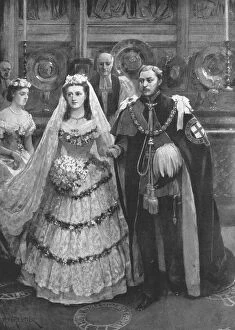 Princess Of Wales Collection: The Marriage of the Prince of Wales with Princess Alexandra of Denmark... Windsor, 1863, (1901)