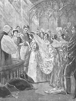 The Marriage of Queen Victoria and Prince Albert at St. Jamess Palace, 1840, (1901) The Marriage of Queen Victoria and Prince Albert at St. Jamess Palace, 1840, (1901)