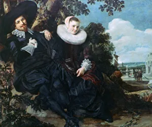 Married Couple in a Garden, c1622. Artist: Frans Hals Married Couple in a Garden, c1622. Artist: Frans Hals