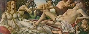 Il Botticello Gallery: Mars and Venus, c1485, (1911). Artist: Sandro Botticelli
