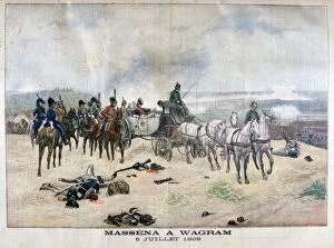 Images Dated 22nd June 2007: Marshal Massena at the Battle of Wagram, Austria, 5th-6th July 1809, (1904)