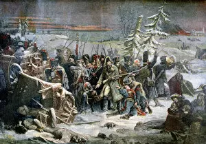 Retreat Gallery: Marshall Ney during the retreat from Russia, (1812) 1894