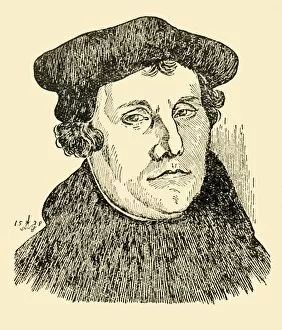 Cleric Gallery: Martin Luther, 1529, (c1930). Creator: Unknown