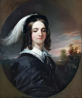 Huntington Gallery: Mary Inman, 1844. Creator: Daniel Huntington