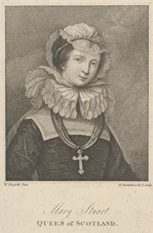 Mary, Queen of Scots, January 12, 1803., January 12, 1803. Creator: Francesco Bartolozzi Mary, Queen of Scots, January 12, 1803., January 12, 1803. Creator: Francesco Bartolozzi