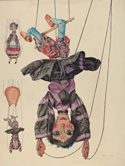 Marylin, the Trapeze Artist, 1935/1942. Creator: Frank Gray Marylin, the Trapeze Artist, 1935/1942. Creator: Frank Gray