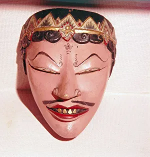 Mask from Java of Man with Gold Teeth Mask from Java of Man with Gold Teeth