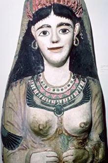 Mask of a woman, from Egypt, Roman Period, c100-c120 Mask of a woman, from Egypt, Roman Period, c100-c120