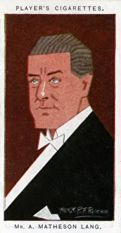Matheson Lang, Canadian actor-manager and dramatist, 1926. Artist: Alick P F Ritchie Matheson Lang, Canadian actor-manager and dramatist, 1926. Artist: Alick P F Ritchie