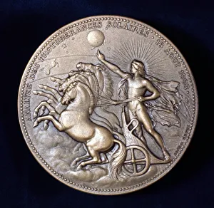 Medal commemorating Pierre Janssen and Norman Lockyer, French and English astronomers, 1868 Medal commemorating Pierre Janssen and Norman Lockyer, French and English astronomers, 1868