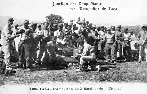 Medical staff of the 2nd battalion French Foreign Legion, Taza, Morocco, 1904. Artist Medical staff of the 2nd battalion French Foreign Legion, Taza, Morocco, 1904. Artist