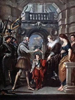 The Medici Cycle: Henri IV leaving for the war in Germany, 20th March 1610, (1621-1625).Artist: Peter Paul Rubens The Medici Cycle: Henri IV leaving for the war in Germany, 20th March 1610, (1621-1625).Artist: Peter Paul Rubens
