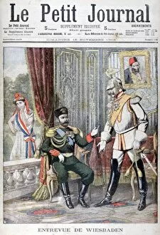Czar Collection: Meeting between Tsar Nicholas II and Kaiser Wilhelm II, Wiesbaden, Germany, 1903
