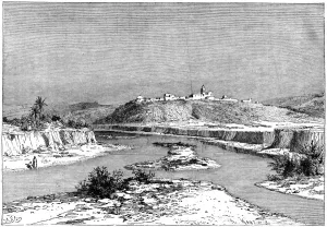 The Mejerda at Slugia, above Mejez-el-Bad, c1890. Artist: Armand Kohl The Mejerda at Slugia, above Mejez-el-Bad, c1890. Artist: Armand Kohl