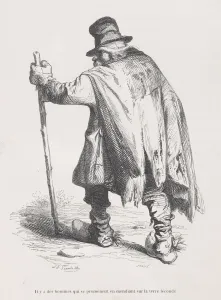 There are men who walk around begging on fertile ground from Scenes from the Privat There are men who walk around begging on fertile ground from Scenes from the Privat