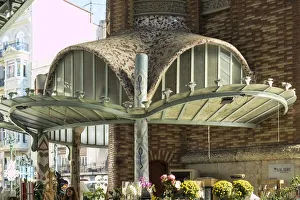 Mercado Central, Valencia, (c1914-1928), c2014-2017. Artist: Alan John Ainsworth Mercado Central, Valencia, (c1914-1928), c2014-2017. Artist: Alan John Ainsworth