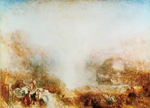 Mercury Sent to Admonish Aeneas, 1850. Artist: JMW Turner Mercury Sent to Admonish Aeneas, 1850. Artist: JMW Turner