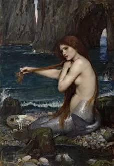 Melancholy Collection: A Mermaid. Artist: Waterhouse, John William (1849-1917)