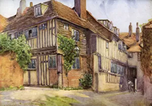 Mermaid Inn, Rye, Sussex, 1924-1926.Artist: George F Nicholls Mermaid Inn, Rye, Sussex, 1924-1926.Artist: George F Nicholls