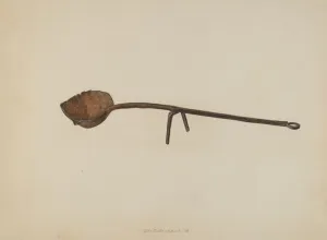 Metal Ladle, c. 1938. Creator: Albert Geuppert Metal Ladle, c. 1938. Creator: Albert Geuppert