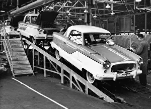 Longbridge Gallery: Metroplitan manufacture at Austins Longbridge plant 1956. Creator: Unknown