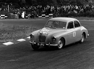 MG Magnette ZB, Foster, 1958 Brands Hatch. Creator: Unknown MG Magnette ZB, Foster, 1958 Brands Hatch. Creator: Unknown