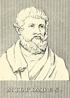 Miltiades, (c550-489 BC), 1830. Creator: Unknown Miltiades, (c550-489 BC), 1830. Creator: Unknown