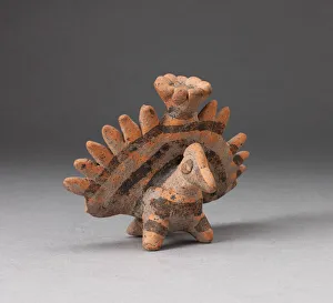 Miniature Figure in the Form of a Bird with Exaggerated Tailfeathers, c. A.D. 200 Miniature Figure in the Form of a Bird with Exaggerated Tailfeathers, c. A.D. 200